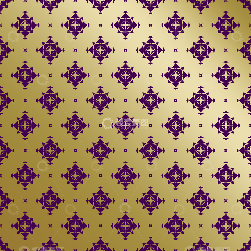 源文件下载【趣麦麦图】紫金几何装饰花纹背景图29