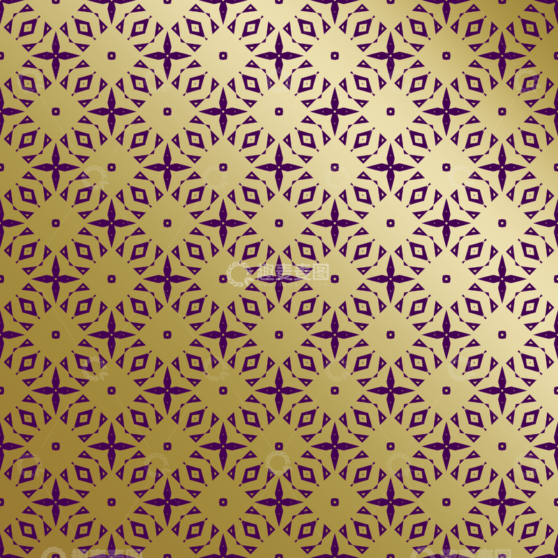 源文件下载【趣麦麦图】紫金几何装饰花纹背景图51