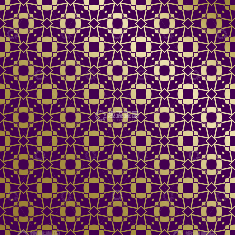 源文件下载【趣麦麦图】紫金几何装饰花纹背景图56