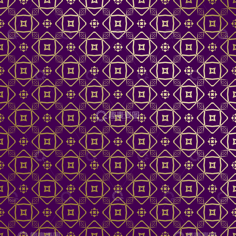 源文件下载【趣麦麦图】紫金几何装饰花纹背景图101