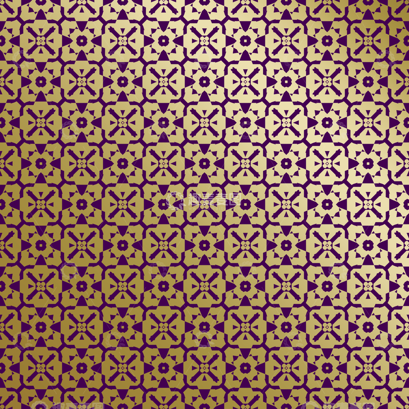 源文件下载【趣麦麦图】紫金几何装饰花纹背景图92