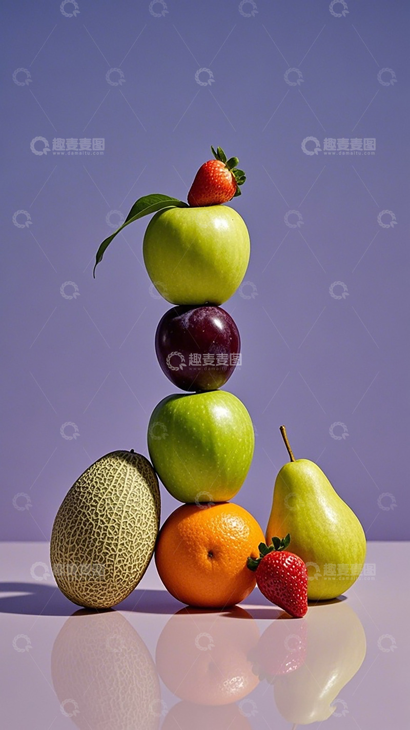 高清大图下载【趣麦麦图】创意水果堆叠艺术摄影