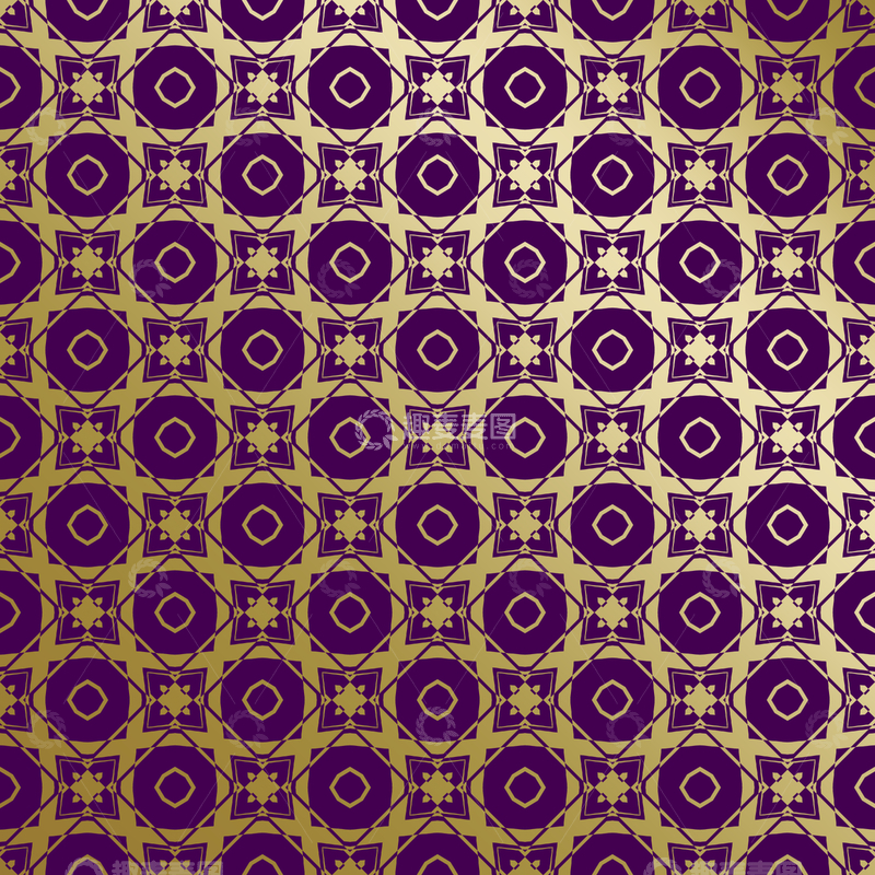 源文件下载【趣麦麦图】紫金几何装饰花纹背景图152