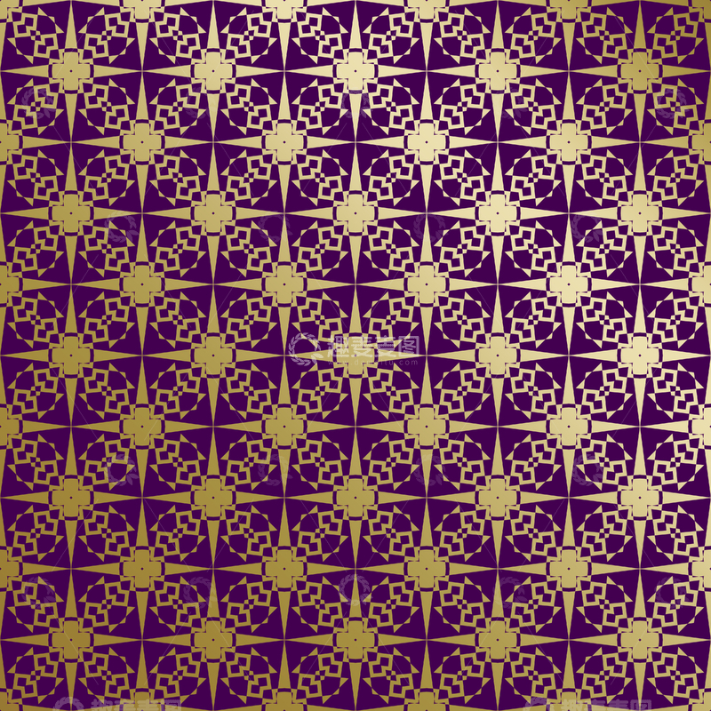 源文件下载【趣麦麦图】紫金几何装饰花纹背景图217