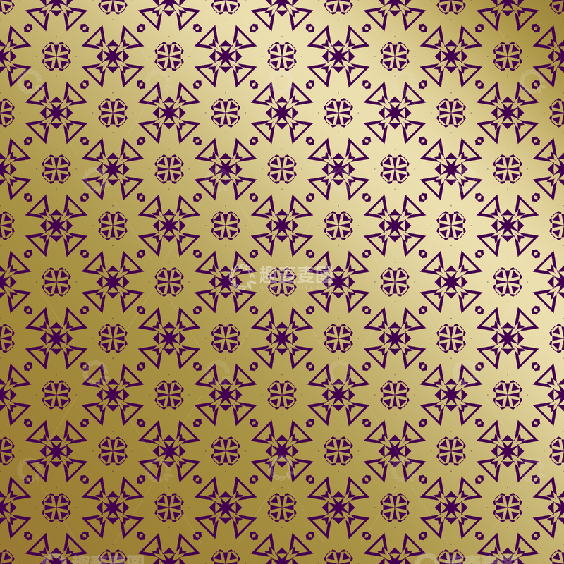 源文件下载【趣麦麦图】紫金几何装饰花纹背景图195