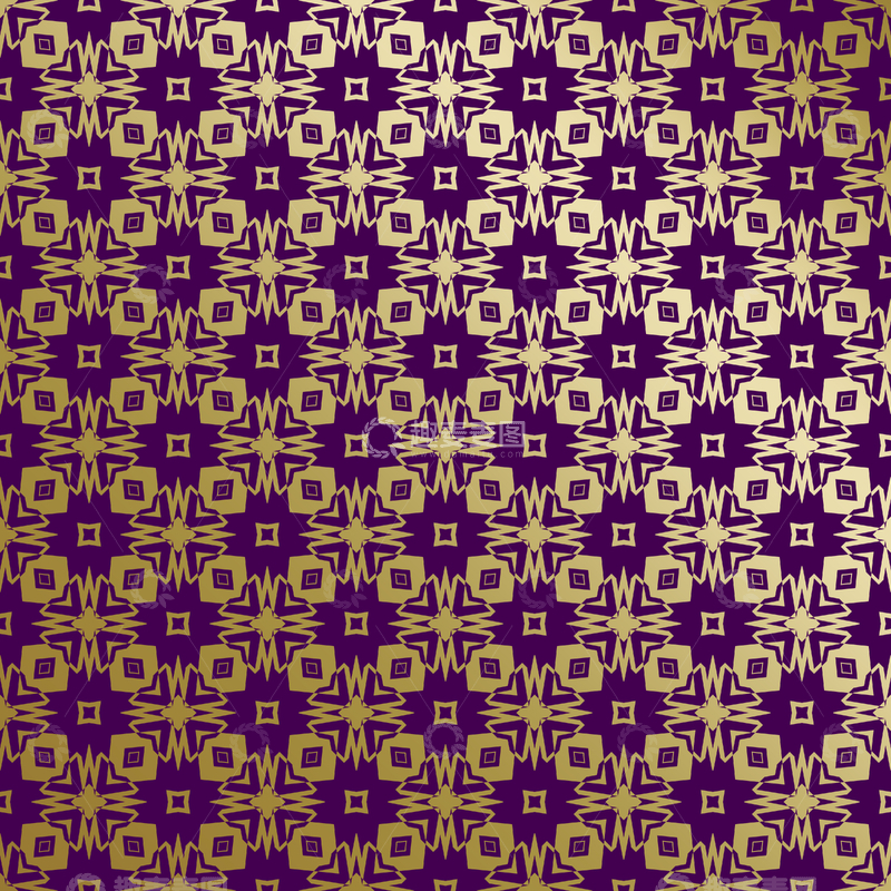 源文件下载【趣麦麦图】紫金几何装饰花纹背景图212