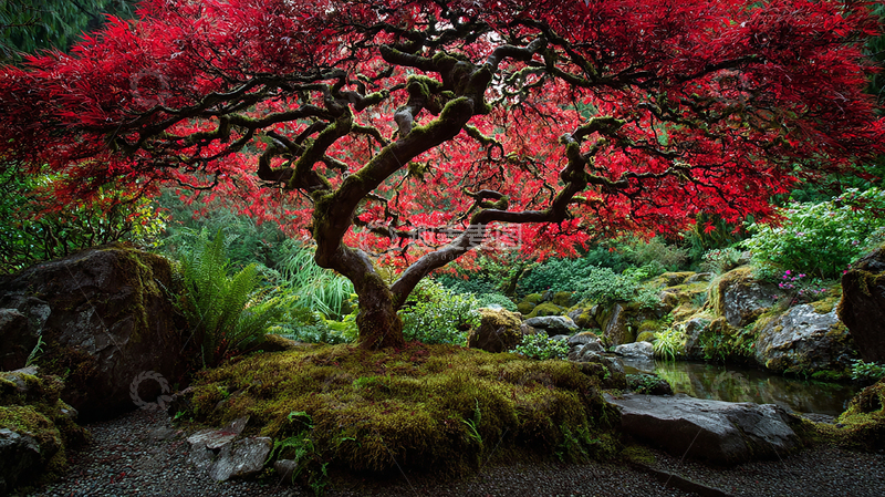 高清大图下载【趣麦麦图】红叶缤纷的秋日奇景