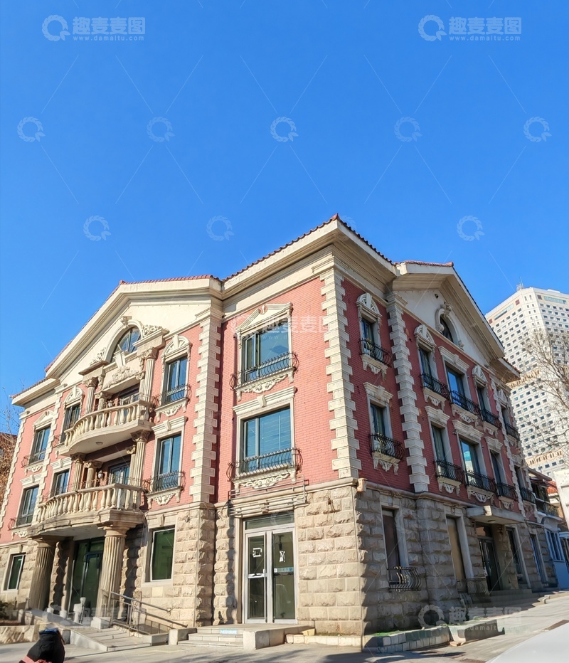 高清大图下载【趣麦麦图】欧式红砖建筑城市风光摄影