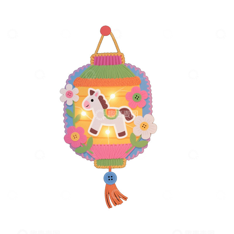 高清大图下载【趣麦麦图】卡通彩色灯笼设计元素