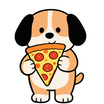 卡通狗披萨表情包