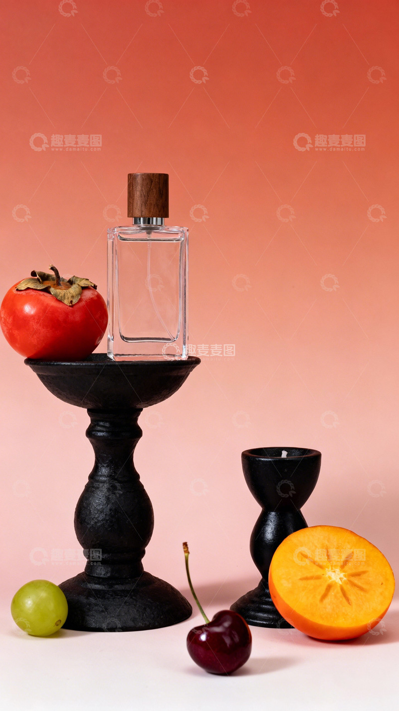 高清大图下载【趣麦麦图】精致生活香水与水果组合摄影