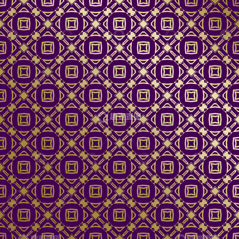 源文件下载【趣麦麦图】紫金几何装饰花纹背景图255