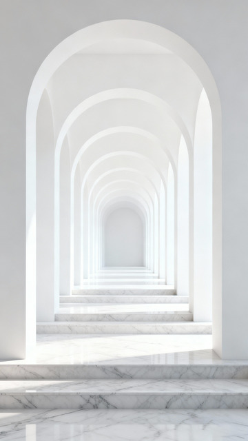 简约拱门通道设计
