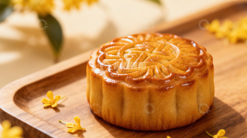 高清大图下载【趣麦麦图】中秋节月饼背景253