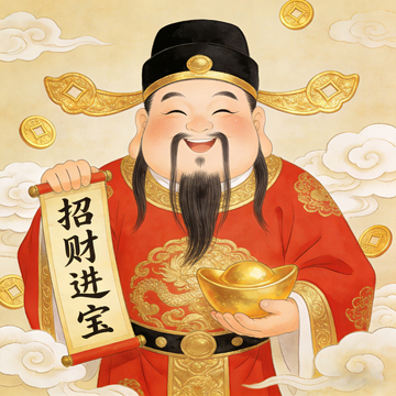 招财进宝财神