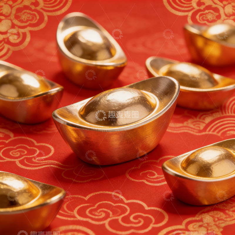 高清大图下载【趣麦麦图】金元宝实拍图