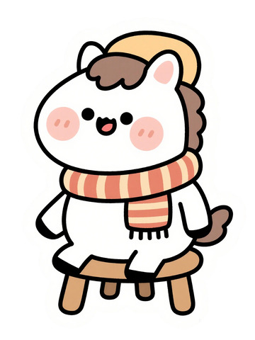 可爱小猪卡通形象插画