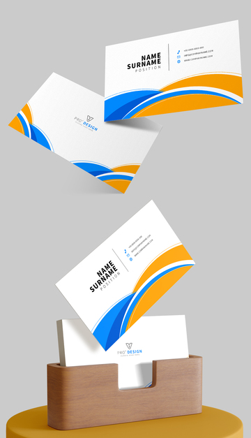 简约商务名片设计模板