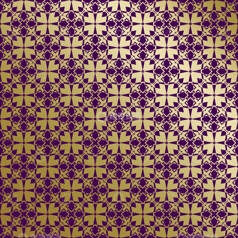 源文件下载【趣麦麦图】紫金几何装饰花纹背景图265