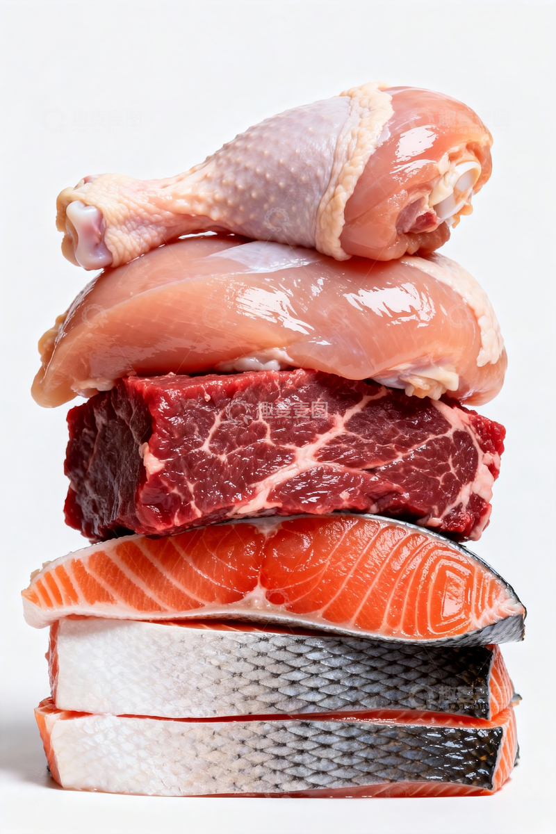 源文件下载【趣麦麦图】各类生肉原料2
