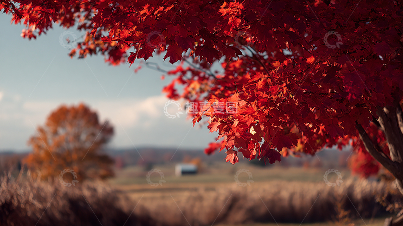 高清大图下载【趣麦麦图】红叶秋景摄影赏析