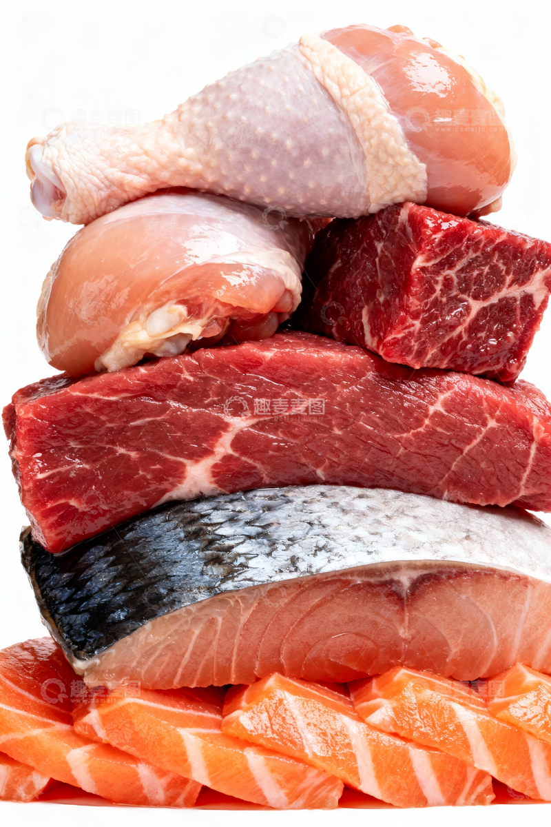 源文件下载【趣麦麦图】各类生肉原料3