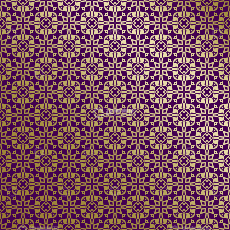 源文件下载【趣麦麦图】紫金几何装饰花纹背景图314