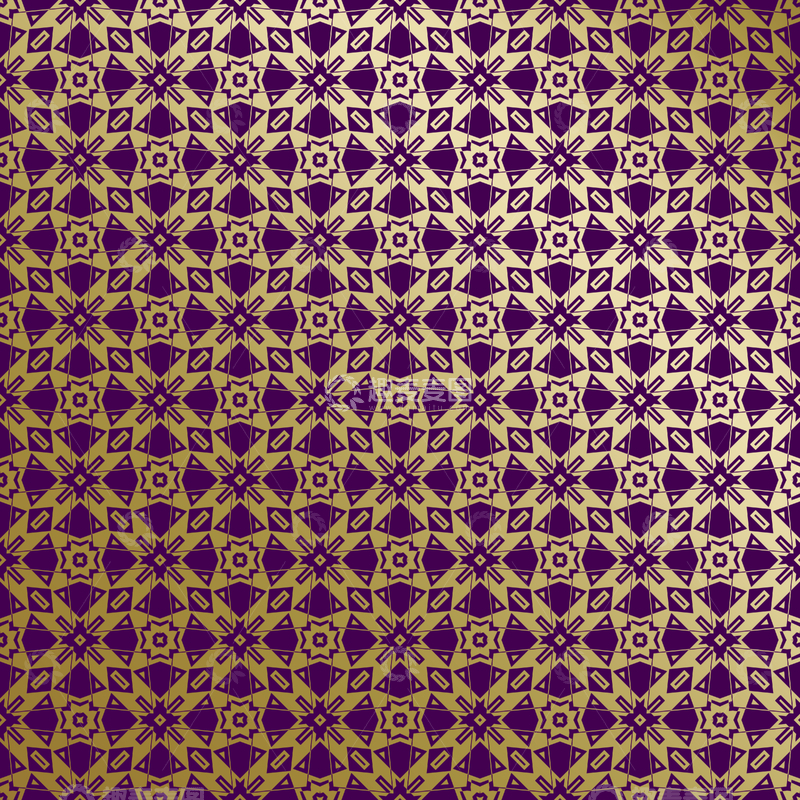 源文件下载【趣麦麦图】紫金几何装饰花纹背景图350