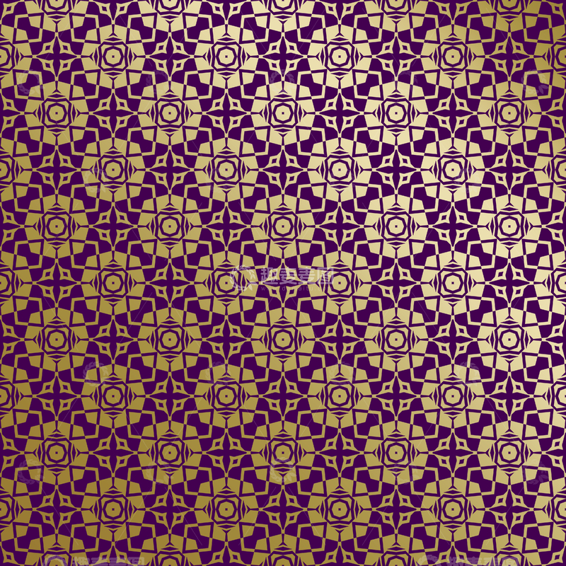 源文件下载【趣麦麦图】紫金几何装饰花纹背景图295