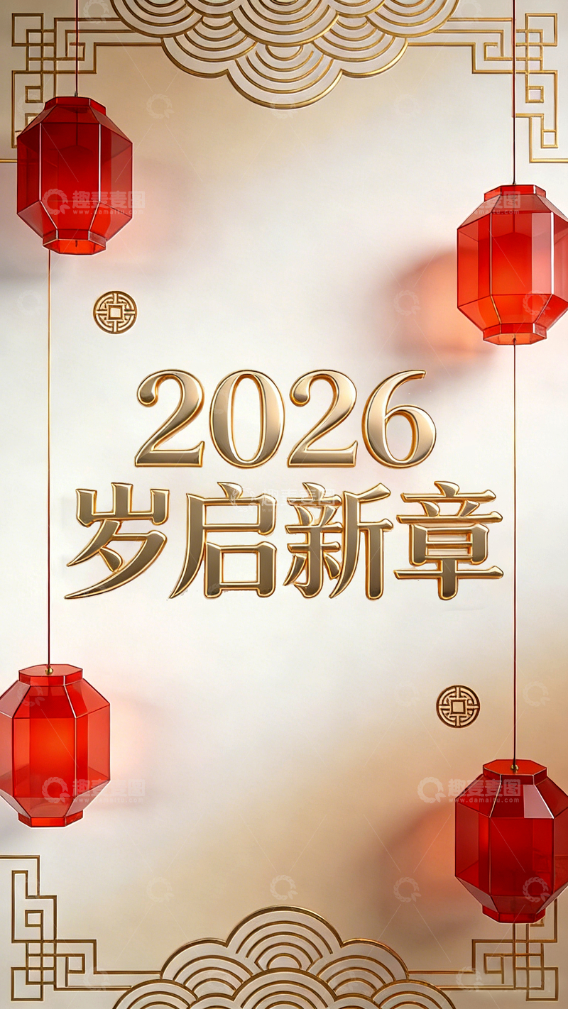 源文件下载【趣麦麦图】2026新春贺岁海报设计