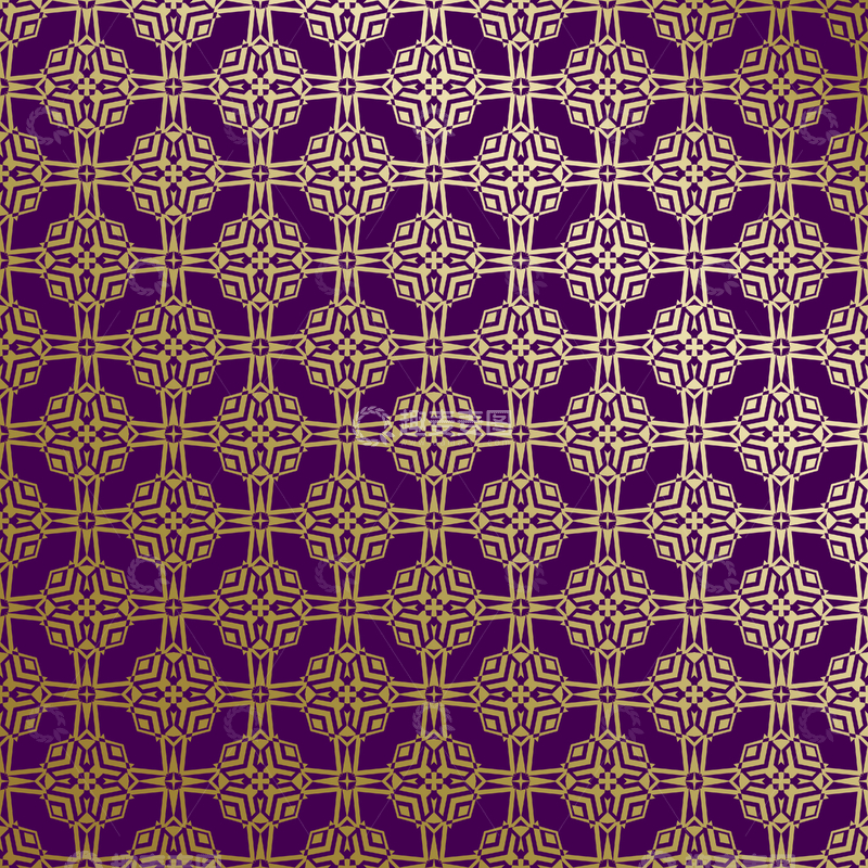 源文件下载【趣麦麦图】紫金几何装饰花纹背景图358