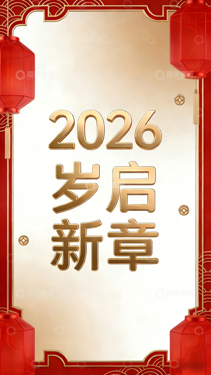 源文件下载【趣麦麦图】2026新春贺岁海报