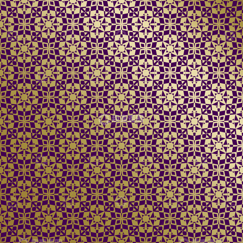 源文件下载【趣麦麦图】紫金几何装饰花纹背景图330