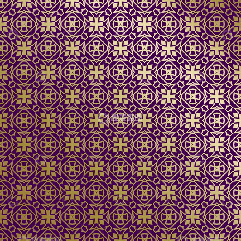 源文件下载【趣麦麦图】紫金几何装饰花纹背景图325