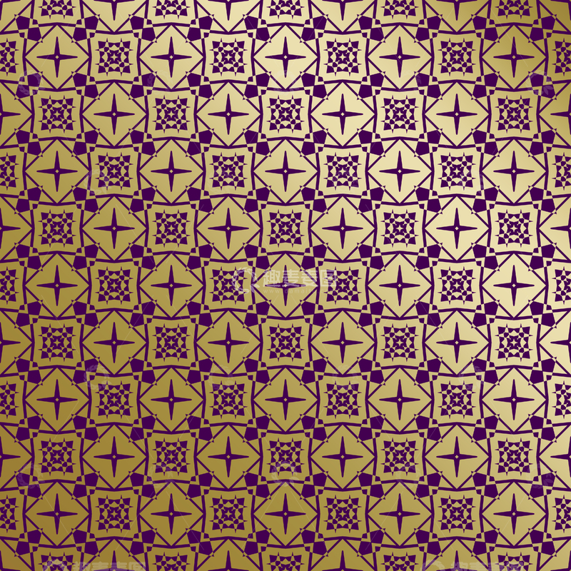 源文件下载【趣麦麦图】紫金几何装饰花纹背景图287