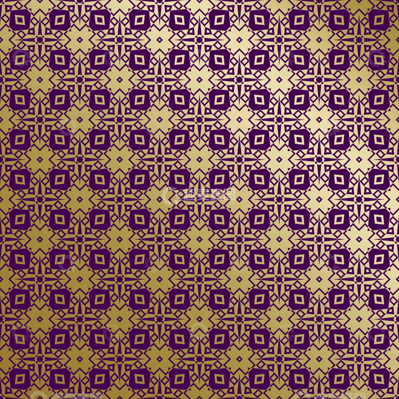 源文件下载【趣麦麦图】紫金几何装饰花纹背景图334