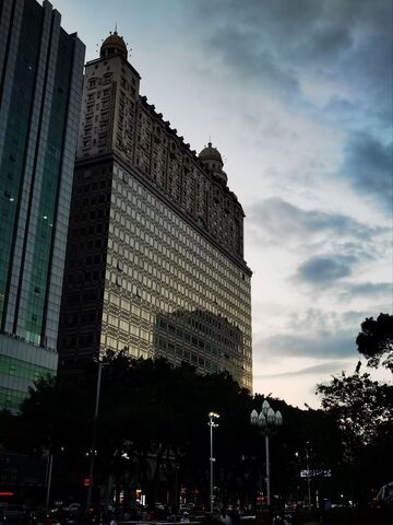 都市黄昏高楼风光摄影