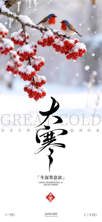 中国传统二十四节气大寒