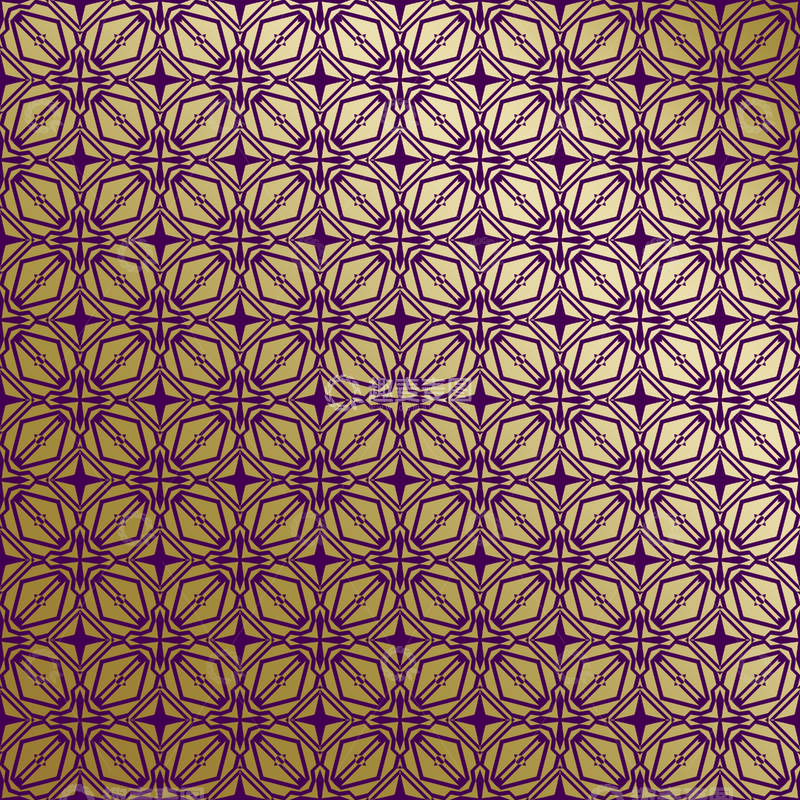 源文件下载【趣麦麦图】紫金几何装饰花纹背景图366