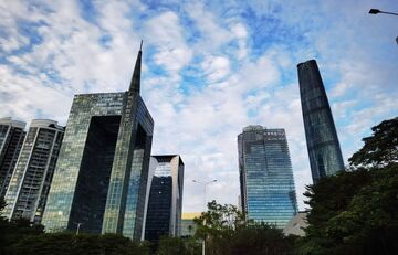 都市高楼蓝天建筑