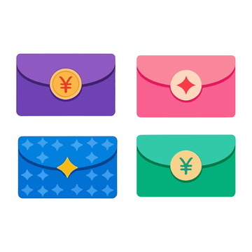 多彩钱包设计元素
