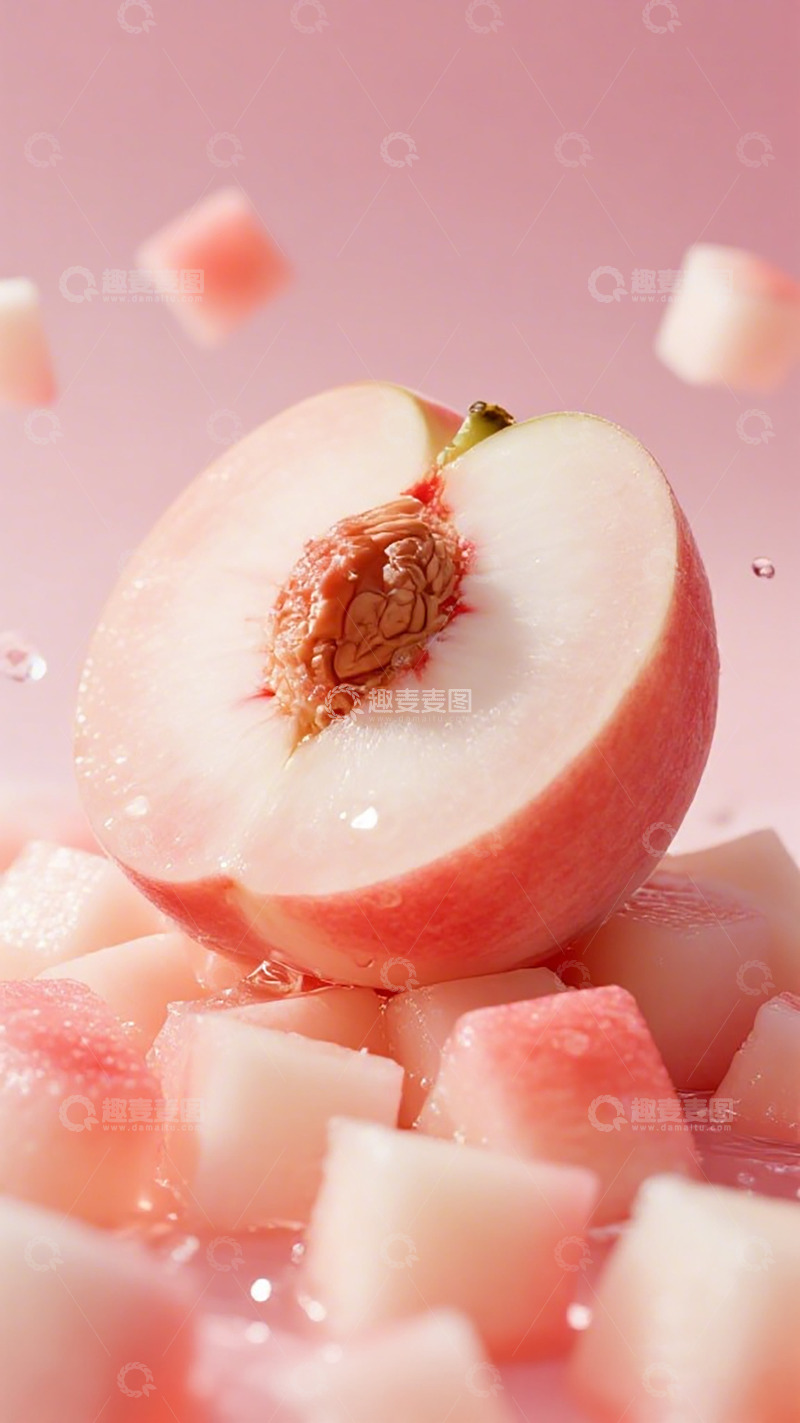 高清大图下载【趣麦麦图】蜜桃美食创意摄影