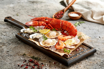 海鲜大餐美食摄影图片