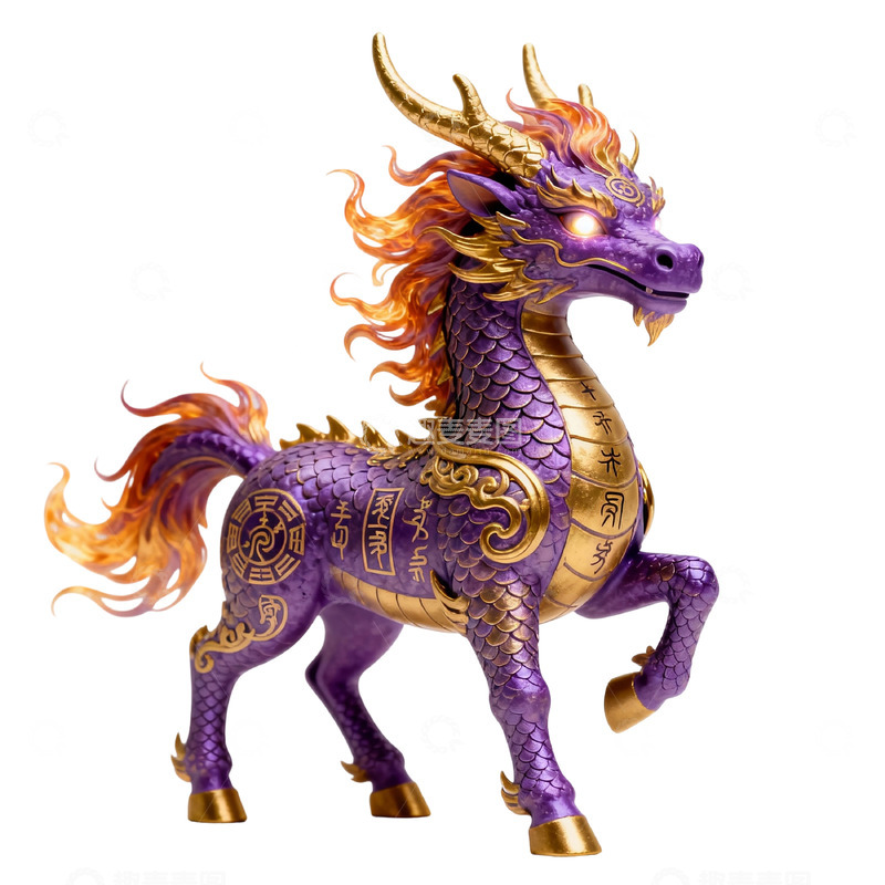高清大图下载【趣麦麦图】紫金神兽装饰雕塑