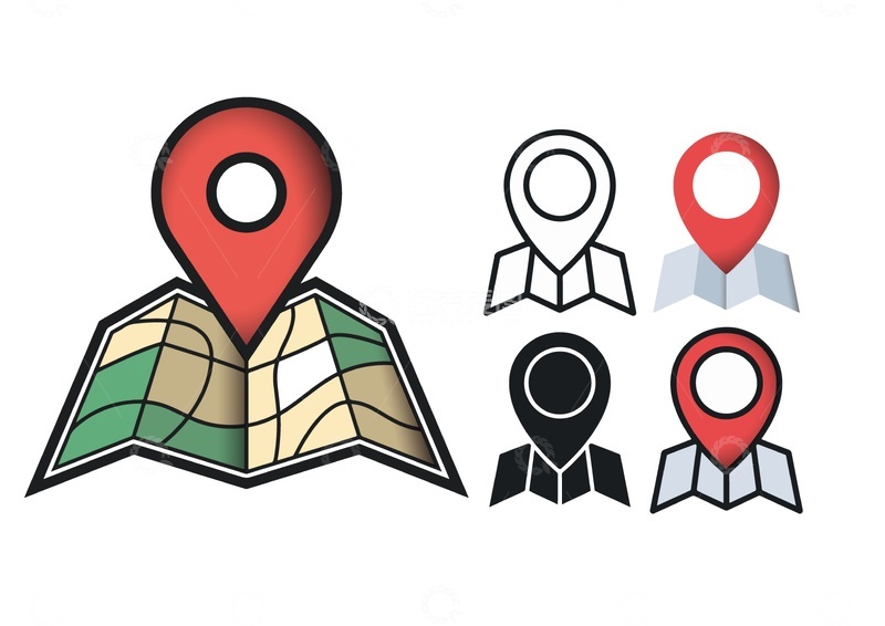 源文件下载【趣麦麦图】地图定位图标矢量素材集