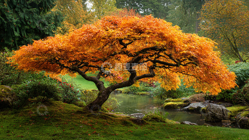 高清大图下载【趣麦麦图】秋日枫叶绚丽多彩