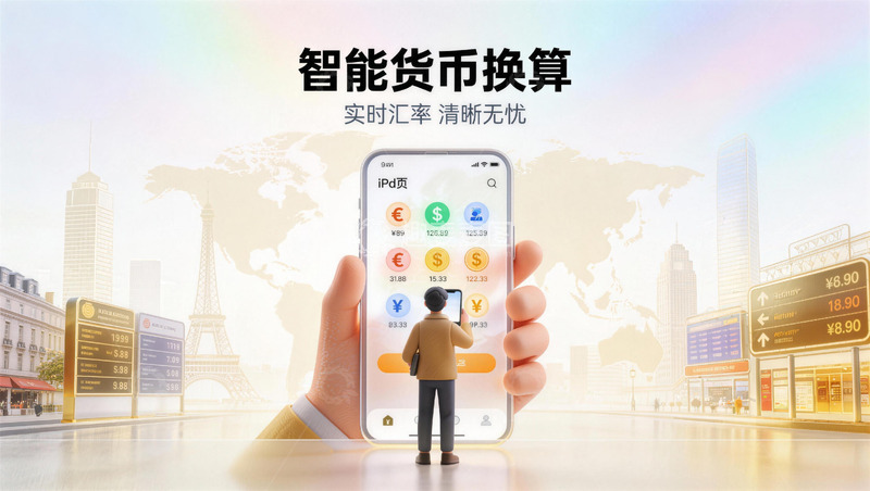 高清大图下载【趣麦麦图】智能货币换算助跨境无忧