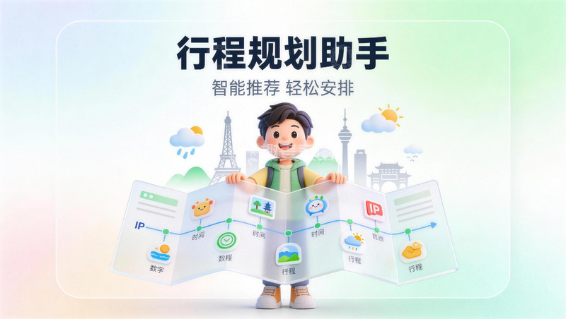 高清大图下载【趣麦麦图】行程规划助手轻松排旅程