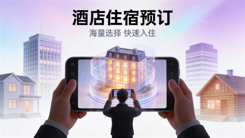 高清大图下载【趣麦麦图】酒店住宿预订选心仪居所