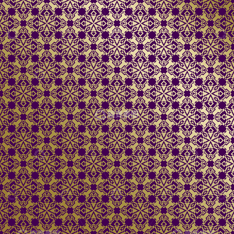 源文件下载【趣麦麦图】紫金几何装饰花纹背景图385